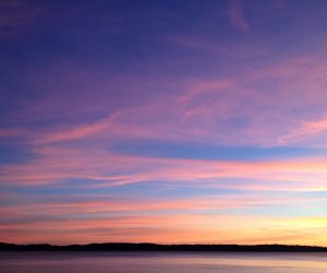 Photo Canvasprints: Colorful sunset